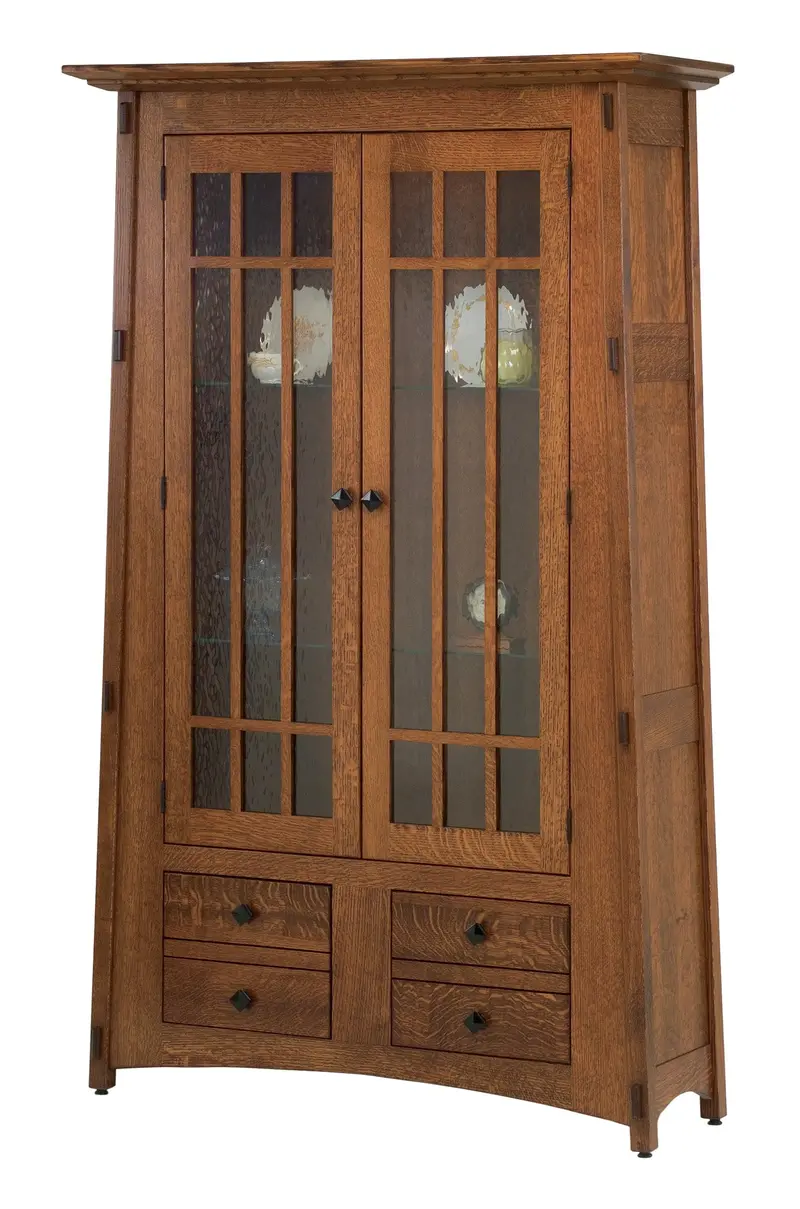 Mccoy Craftsman Bookcase With Sliding Or Hinged Doors 1