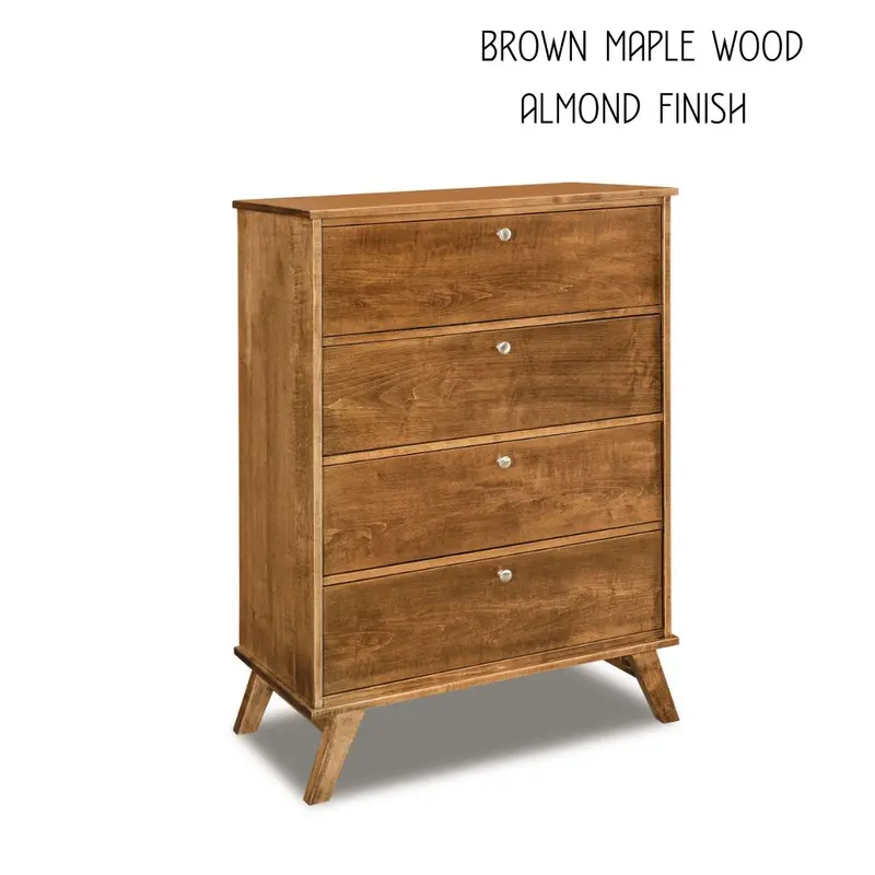 Mid-Century Modern 4-Drawer Chest 1