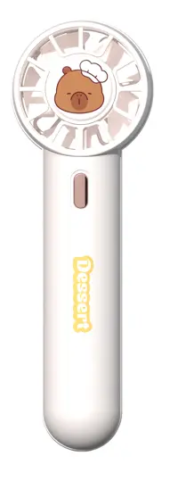 Mini Family Compact Handheld Fan – 500Mah Yellow Model 1