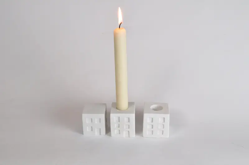 Mini Panel Candle Holder (Concrete) 1