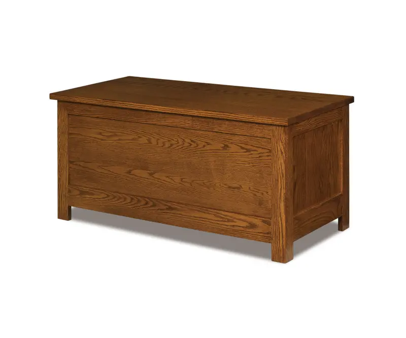Mission Blanket Chest With Panelled Front Design 1