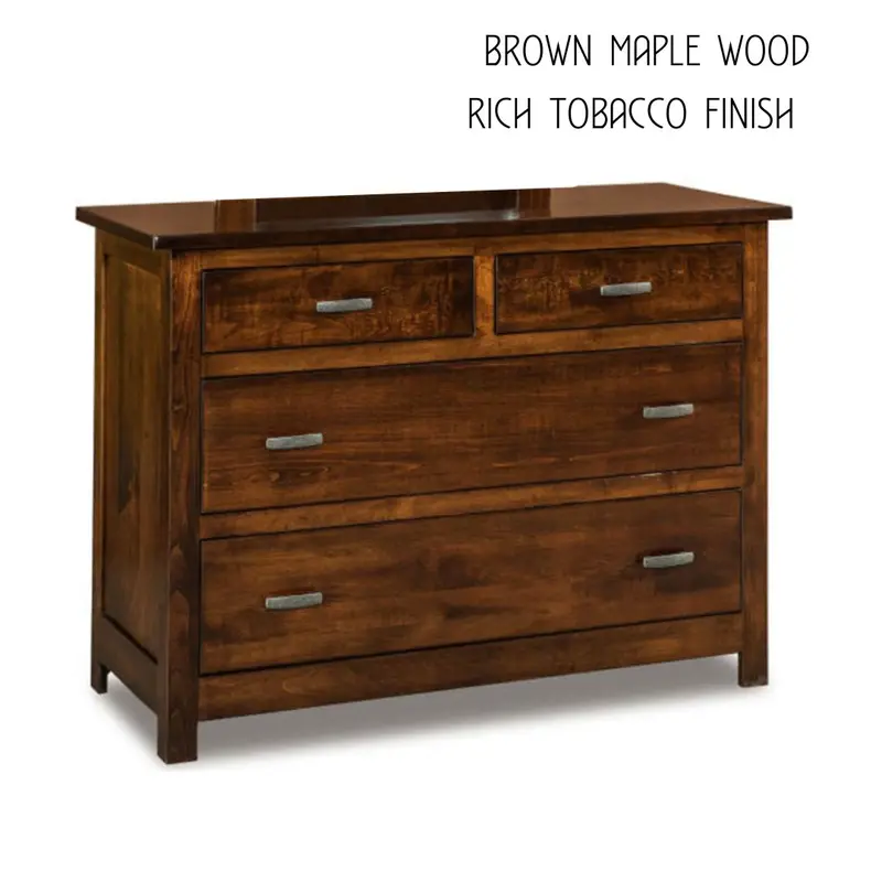 Mission Four-Drawer Bedroom Dresser 1