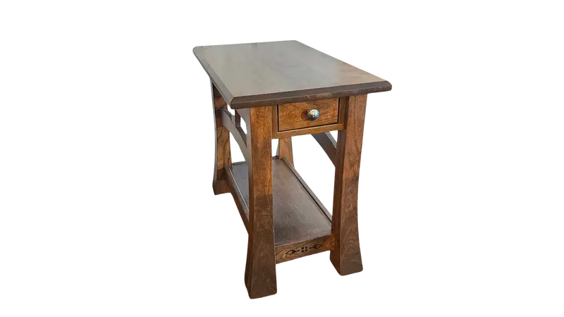 Mission-Inspired Inlay End Table 1