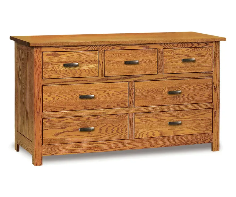 Mission Seven-Drawer Dresser Cabinet 1