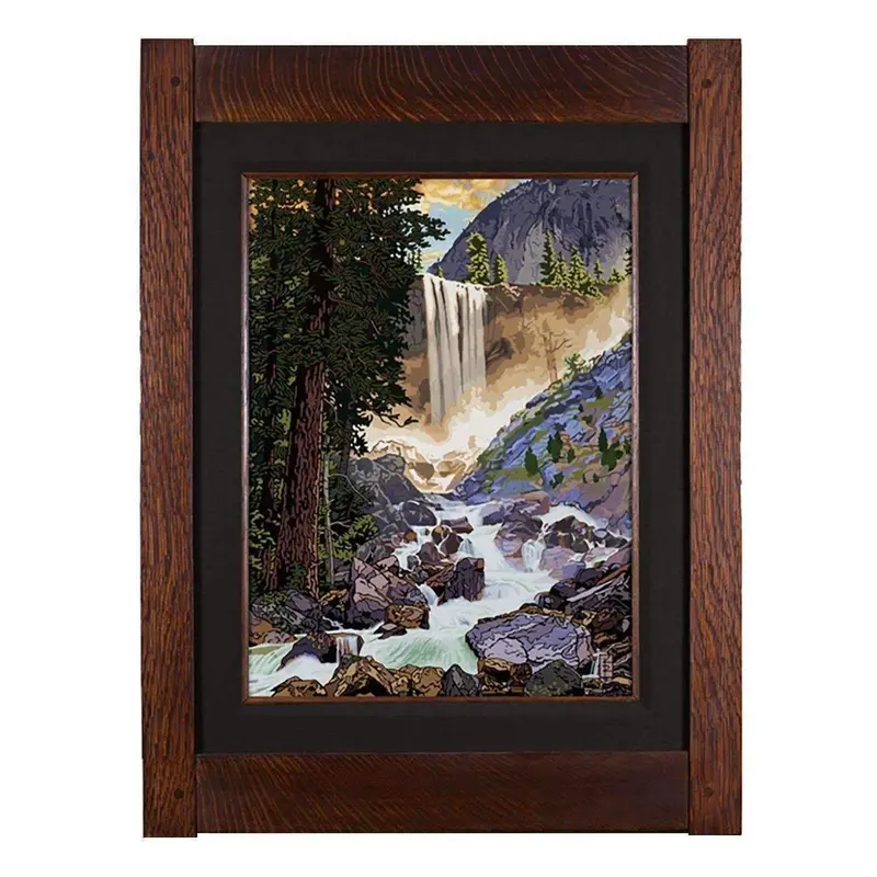 Misty Falls Yosemite National Park Giclée Art Print 1