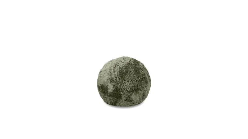 Mochi Deep Green Fabric Ottoman With Storage 1