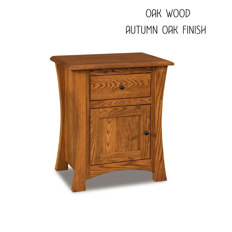 Modern Contemporary Single-Drawer Nightstand 1