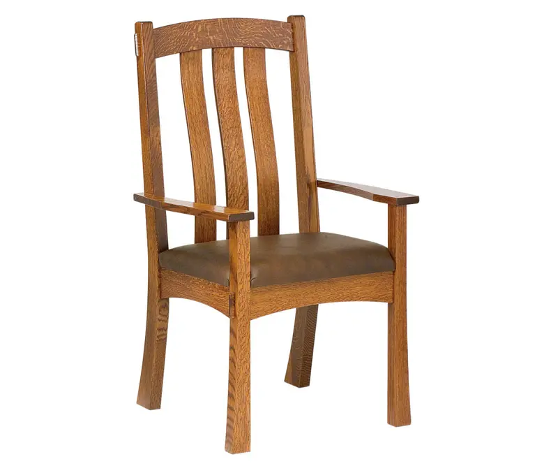 Modesto Transitional Arm Chair With Tapered Legs 1
