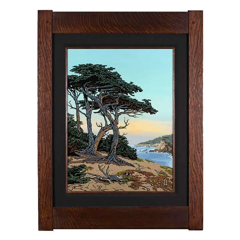Monterey Cypress Coastal Landscape Giclée Print 1