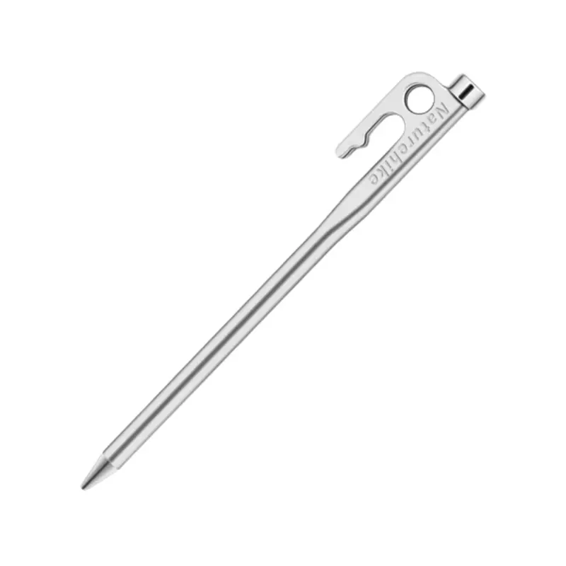 Naturehike High-Strength Stainless Steel Tent Peg – Polished Silver 2