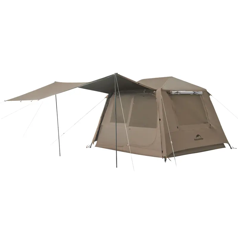 Naturehike Village 5.0 Gen 2 Quick-Setup Tent – Brown Pop-Up Camping Shelter 1