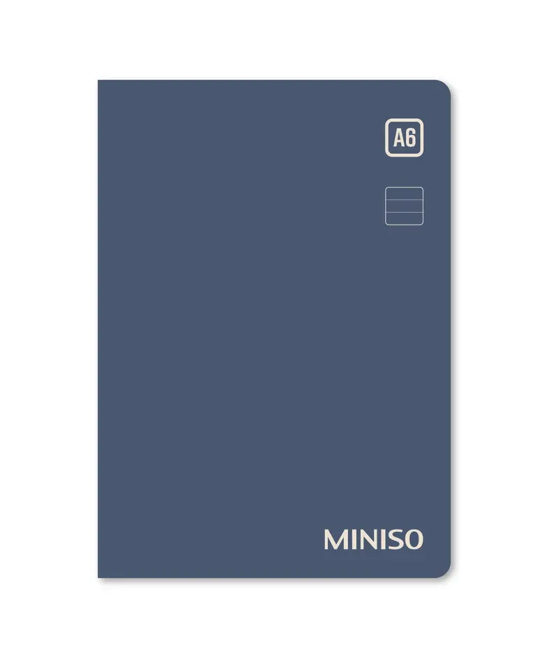Navy Blue A6 Colored-Edge Notebook – 96-Page Pp-Bound Journal 1