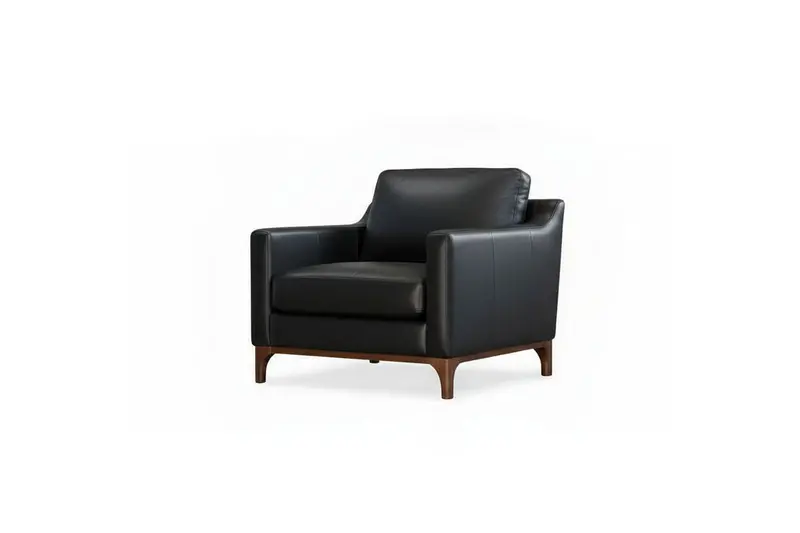 Nero Black Cuff Accent Armchair 1