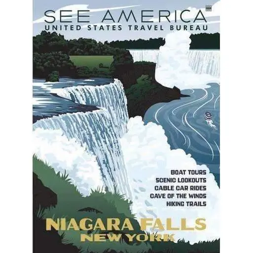 Niagara Falls Iconic Waterfall Poster 1