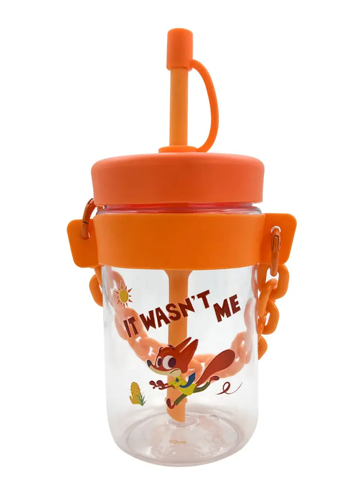 Nick Wilde Insulated Straw Water Bottle – 550 Ml, Disney Zootopia Series 1