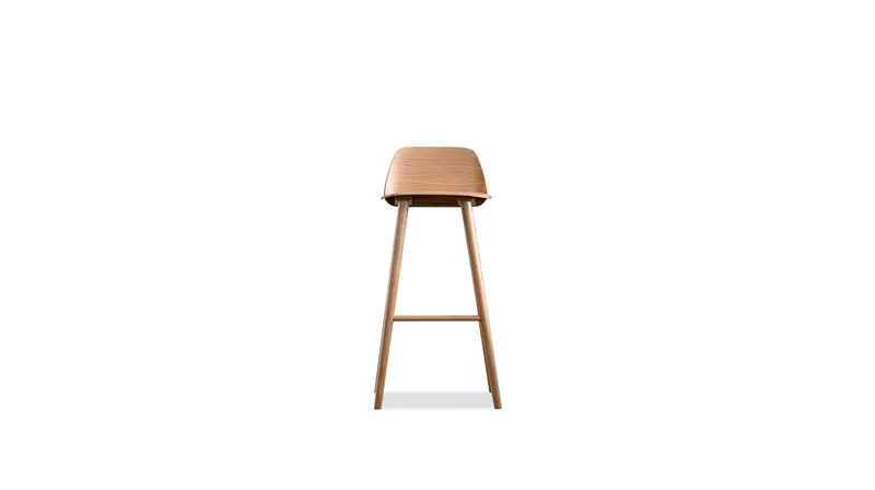 Nisa Natural Wood Bar Stool 1