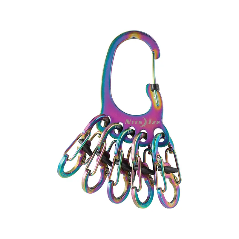 Nite Iize Bigfoot Locker Keyrack – Stainless Steel Organizer (Spectrum Finish) 1