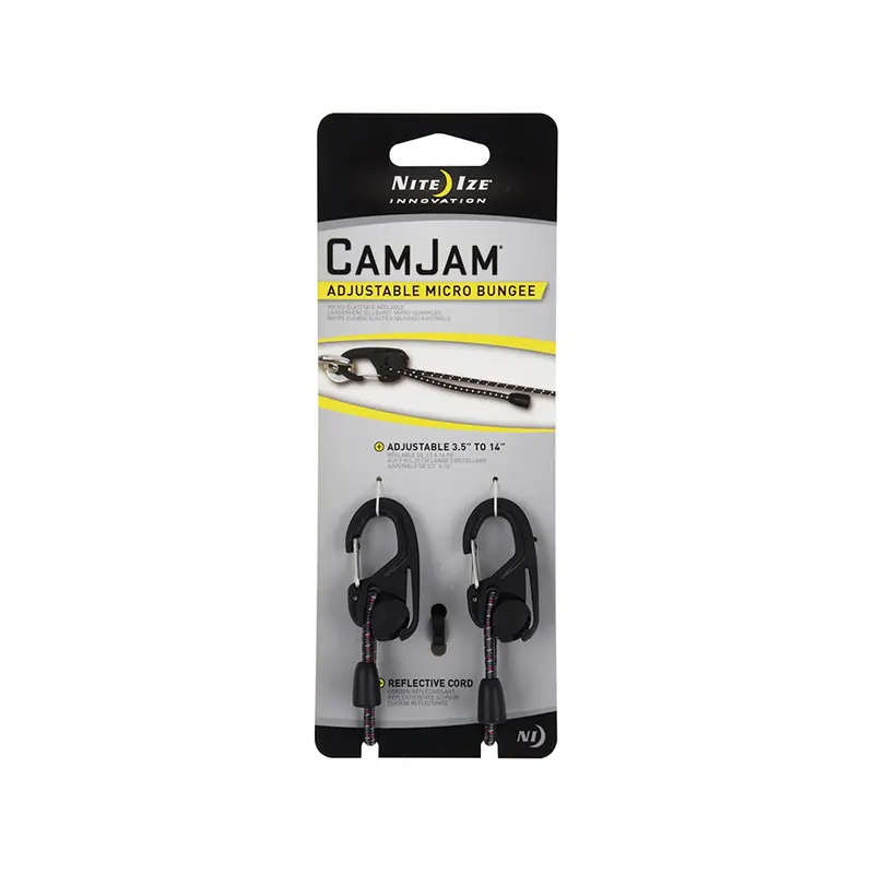 Nite Ize Cam Jam Micro Bungee Cord – Compact Ratchet Tie-Down 1