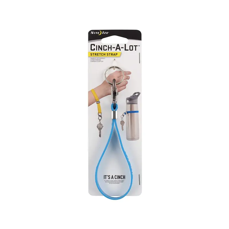 Nite Ize Cinch-A-Lot Stretch Strap – Durable Blue Elastic Band 1