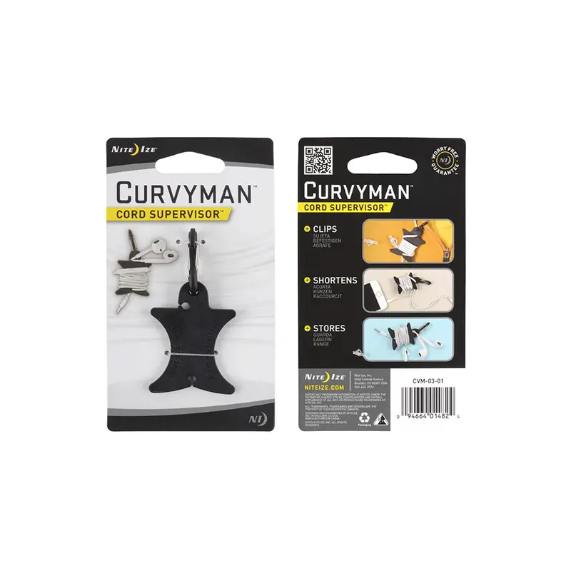 Nite Ize Curvyman Cable Management Clip – Flexible Cord Organizer 1