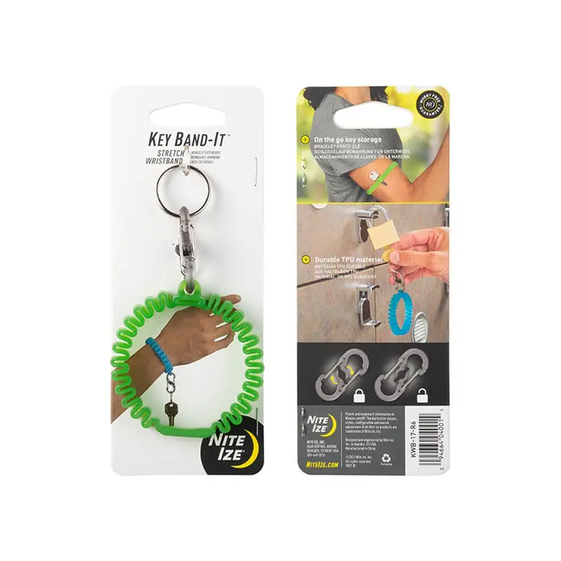 Nite Ize Keyband – It Lime Color, Secure Key Holder 1