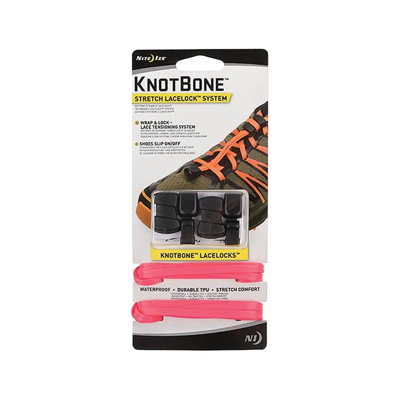 Nite Ize Knotbone Lacelock System – Stretchable Shoelace Kit 1