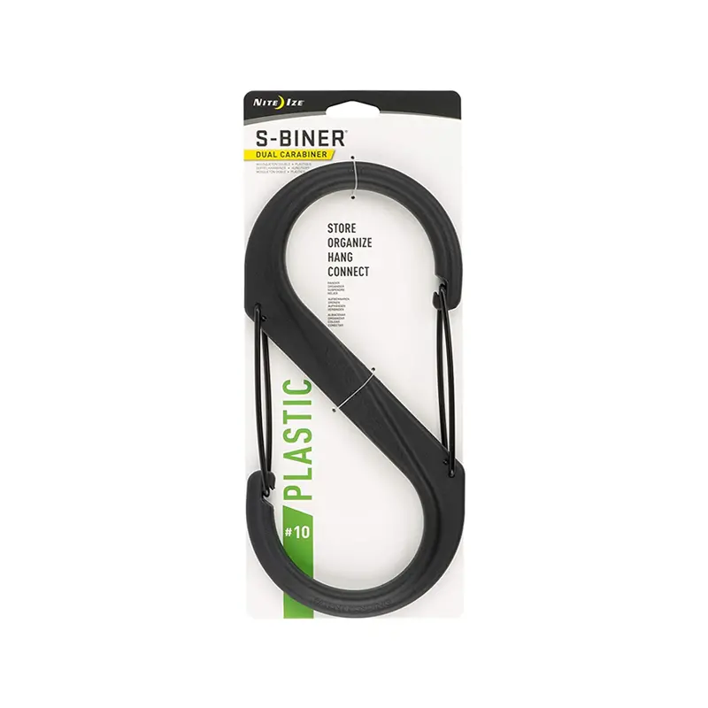 Nite Ize S-Biner #10 Double-Gate Carabiner – Heavy-Duty Aluminum Connector 1