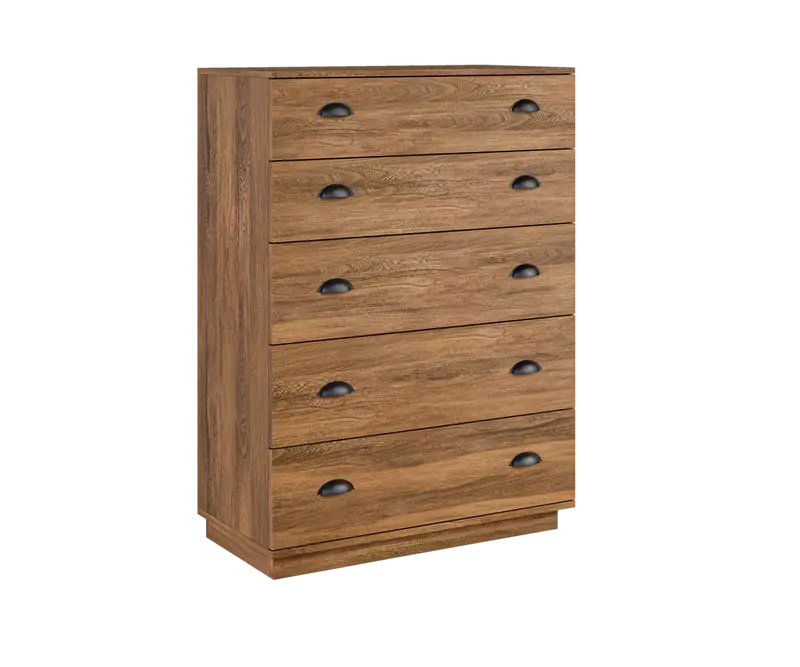Oakley Five-Drawer Tall Chest Of Drawers 1