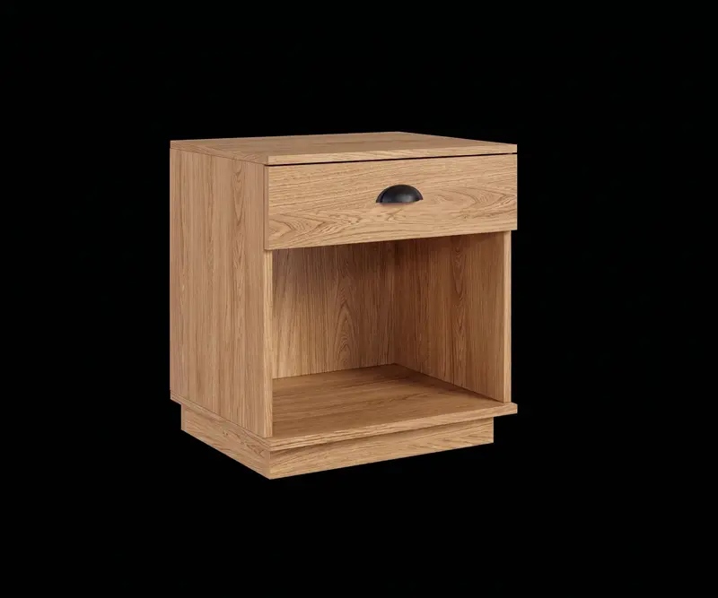 Oakley Single-Drawer Modern Nightstand 1
