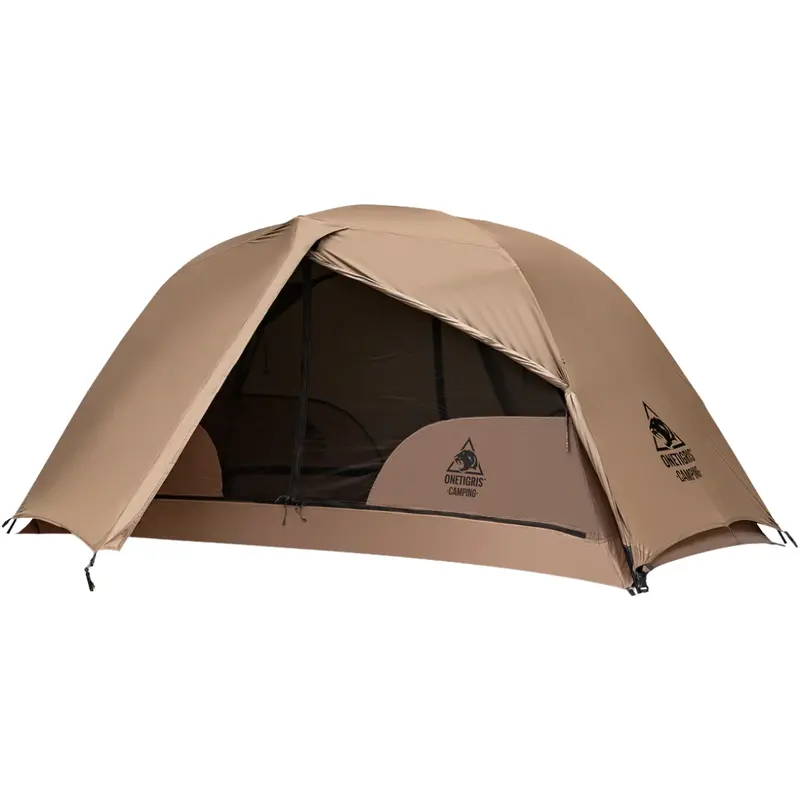 Onetigris Cosmitto Solo Backpacking Tent – Lightweight Coyote Brown Shelter 1
