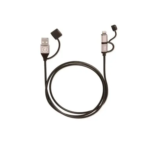 Outdoor Tech Calamari Dos Dual-Port Charging Cable (Lightning + Micro-Usb) 1