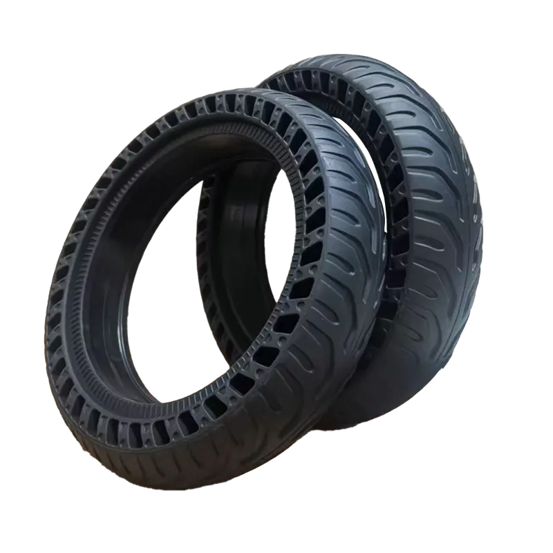Pair Of Puncture-Resistant Honeycomb Tires For 8.5-Inch Scooter Wheels 1