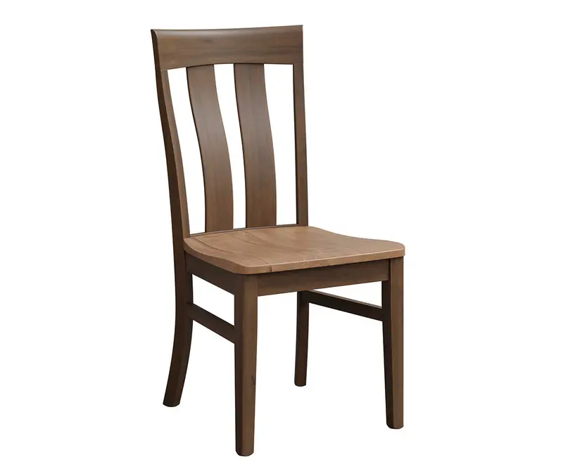 Paris Stylish Side Chair With Curved Back And Gold-Tone Legs 1