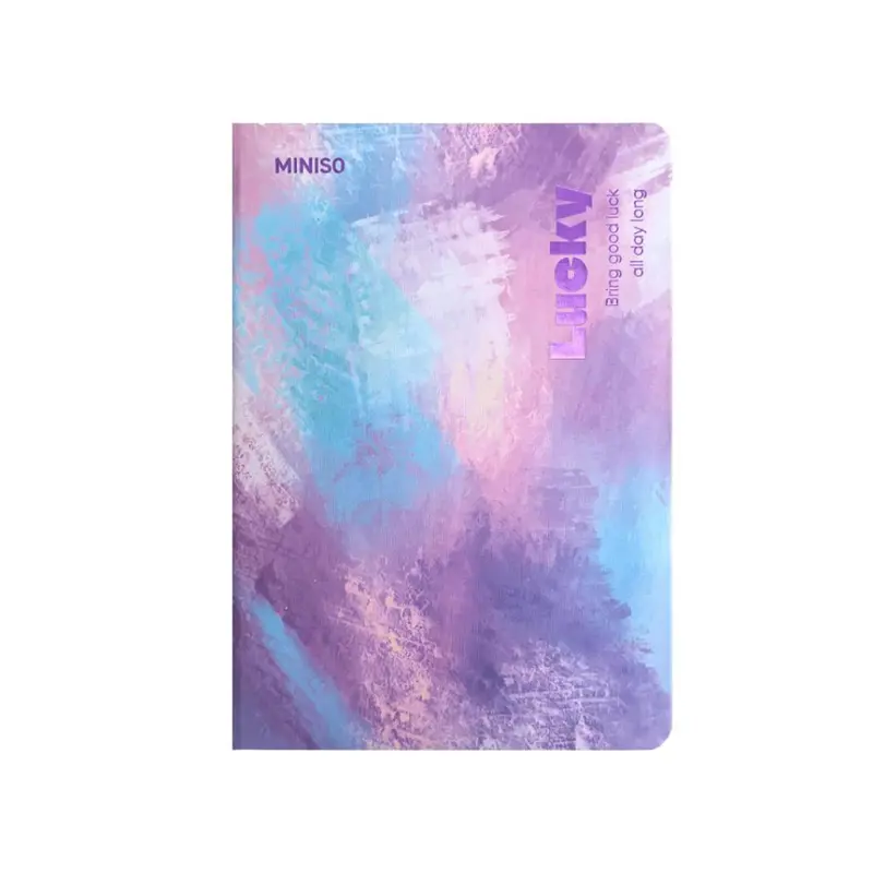 Pastel A5 Hardcover Notebook – Purple Cover, 88 Lined Pages 1