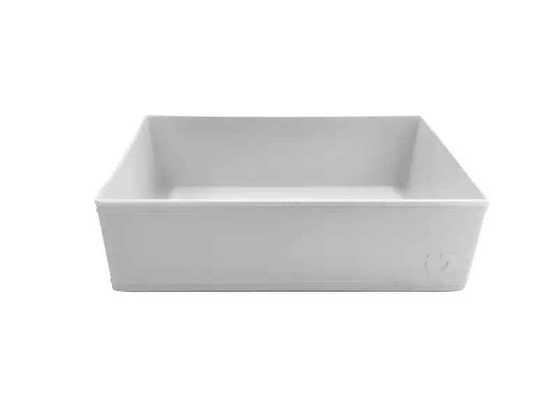 Patterned Small Storage Box – Compact Gray Organizer 1