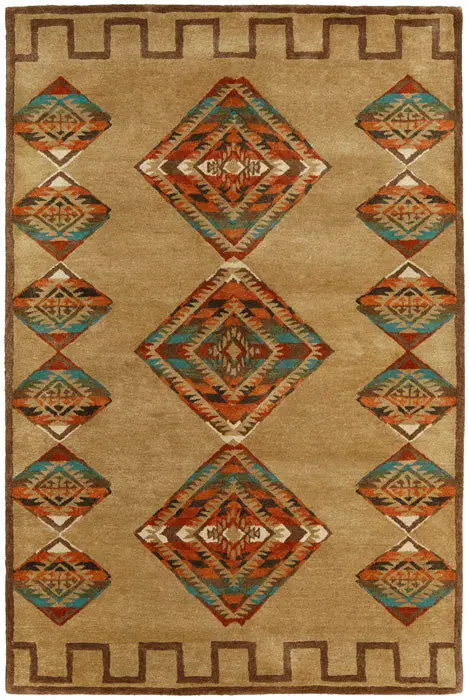 Pendleton Desert Diamond Tufted Rug – Modern Geometric Motif, Hand-Tufted Wool 1