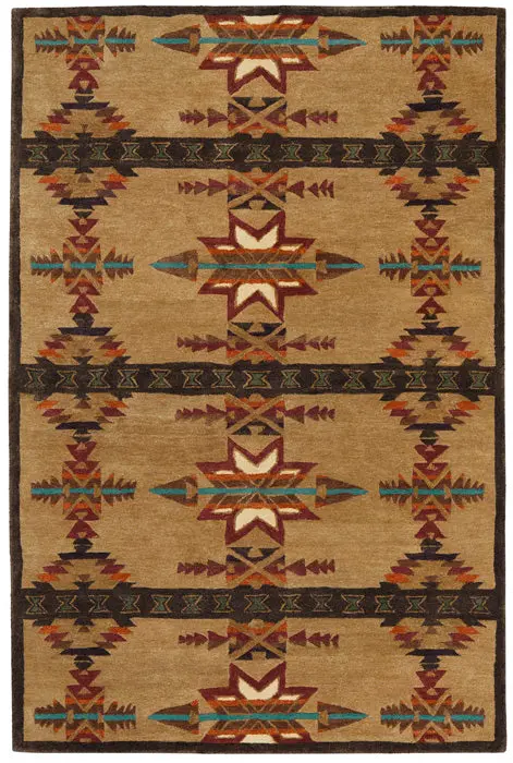 Pendleton Gatekeeper 3D Tufted Rug – Dimensional Southwest Pattern, Hand-Tufted Wool 1