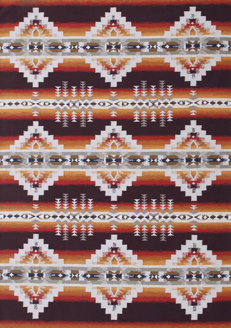 Pendleton Juniper Mesa Cinnabar Area Rug – Hand-Knotted Southwest Style 1