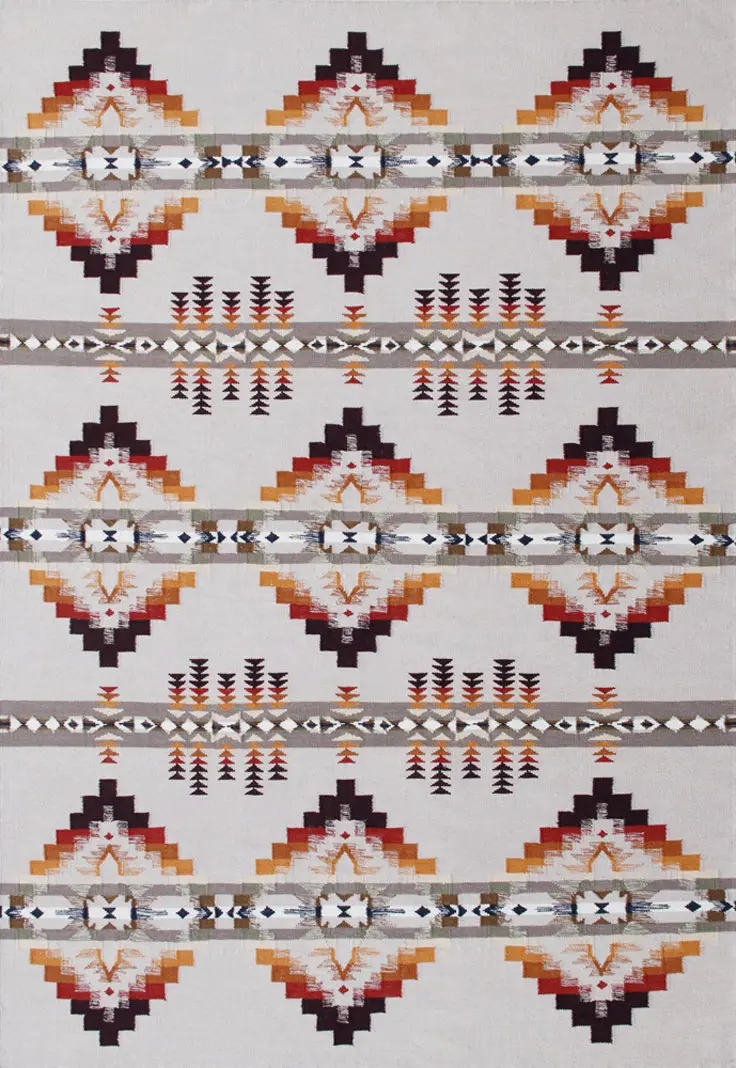Pendleton Juniper Mesa Sand Area Rug – Hand-Knotted Southwest Wool Design 1