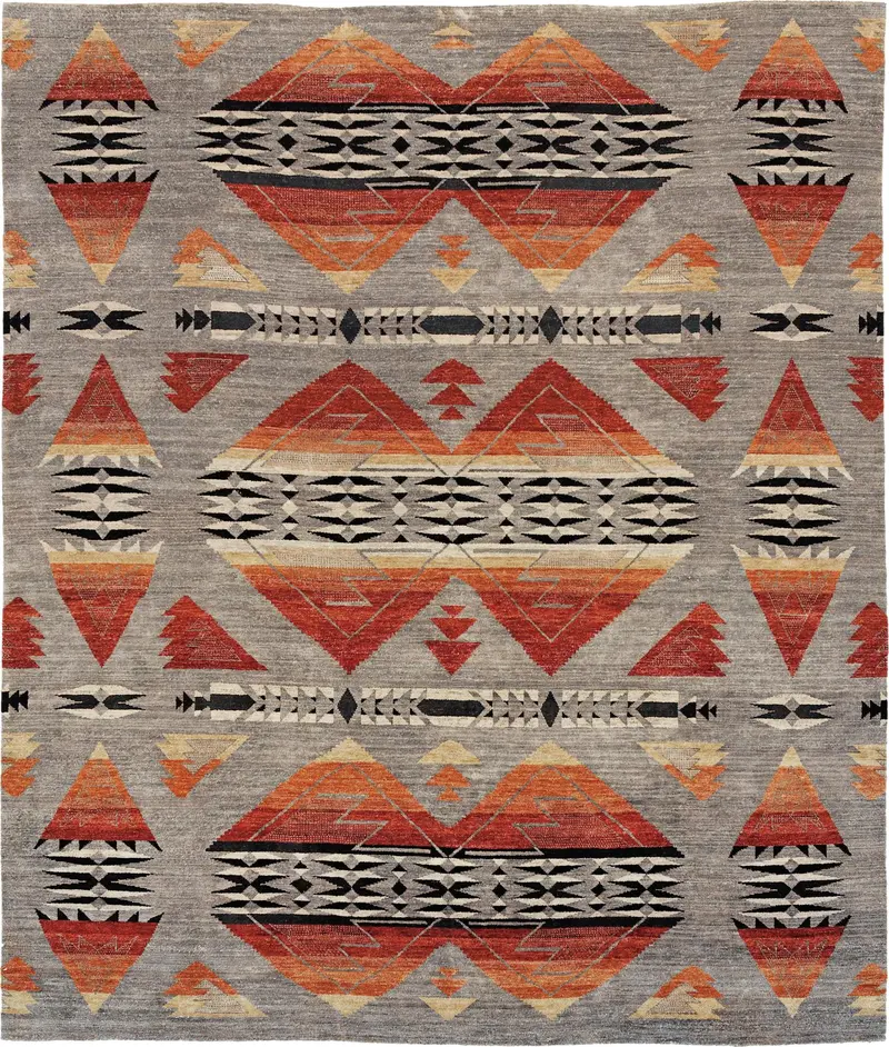 Pendleton Mt. Zion Rug – Symbolic Southwest Pattern, Hand-Knotted Wool 1