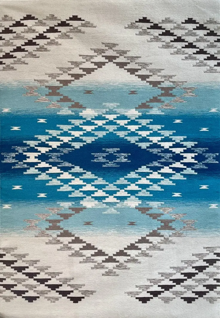 Pendleton Salt Creek Turquoise Rug – Vibrant Southwestern Hue, Hand-Knotted Wool 1