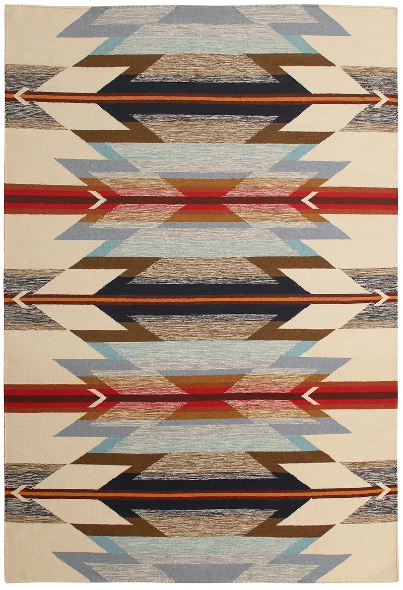Pendleton Wyeth Trail Area Rug – Hand-Knotted Southwest Wool Design 1
