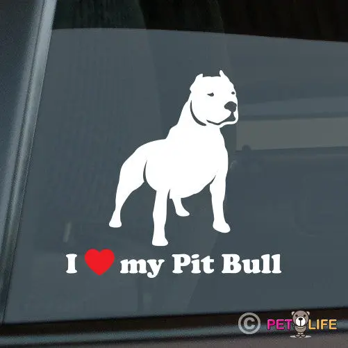 Pit Bull Lover Sticker – Express Your Adoration For Pit Bulls 1
