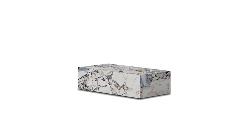 Plinth Calacatta Viola Rectangular Coffee Table 1