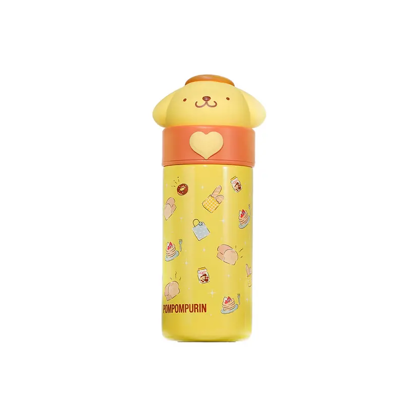 Pompompurin-Themed Vacuum-Insulated Stainless Steel Bottle (350Ml) 1