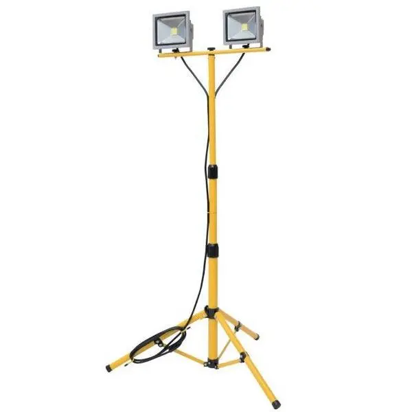 Power Dual 20W Led Site Light – Dual-Voltage (110V/240V) Portable Lamp 1