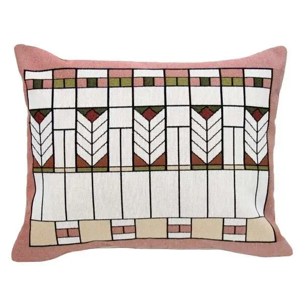 Prairie Chevrons Textured Lumbar Pillow 1