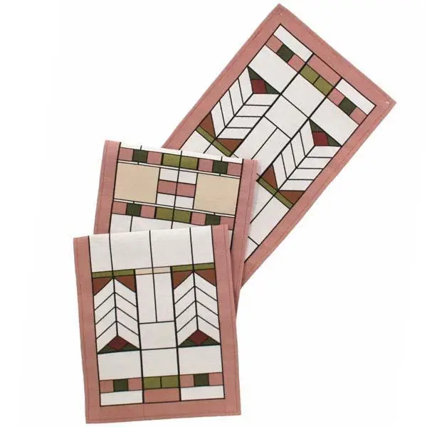 Prairie Chevrons Textured Table Runner 1