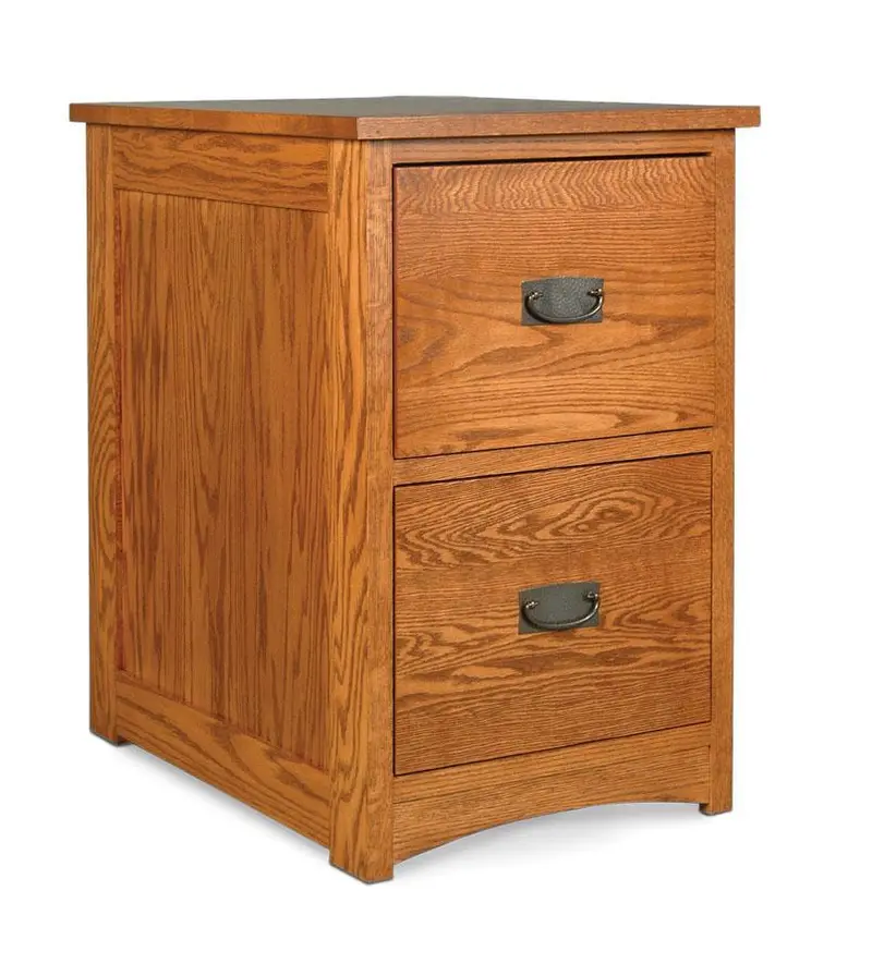 Prairie Mission-Style Vertical File Cabinet 2