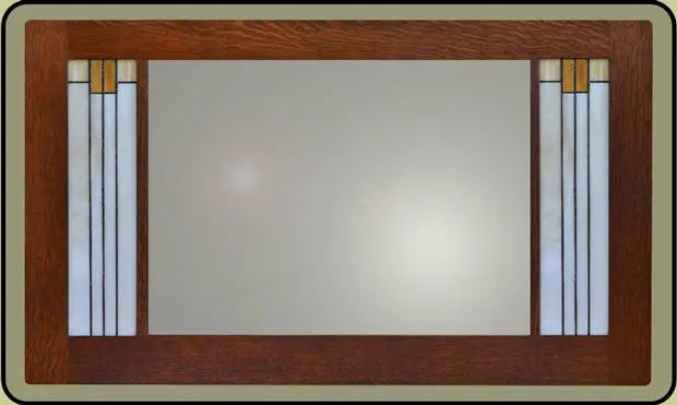 Prairie-Style Decorative Mirror 1